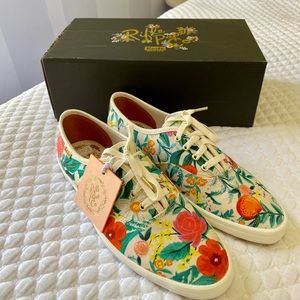 BNIB New  Keds  X Rifle Paper Vintage Champion Floral Botanical Canvas Sneaker 7